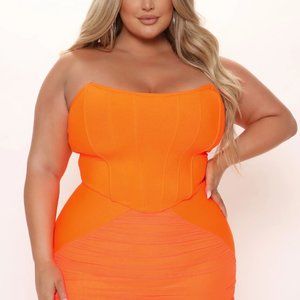 Cabo Sunsets Bandage Mini Dress